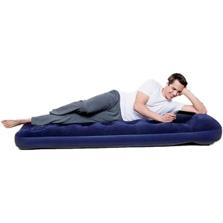 Inflatable Bed Air Mattress Durable Portable Inflatable Mattress Air Bed for Outdoor Indoor for Single