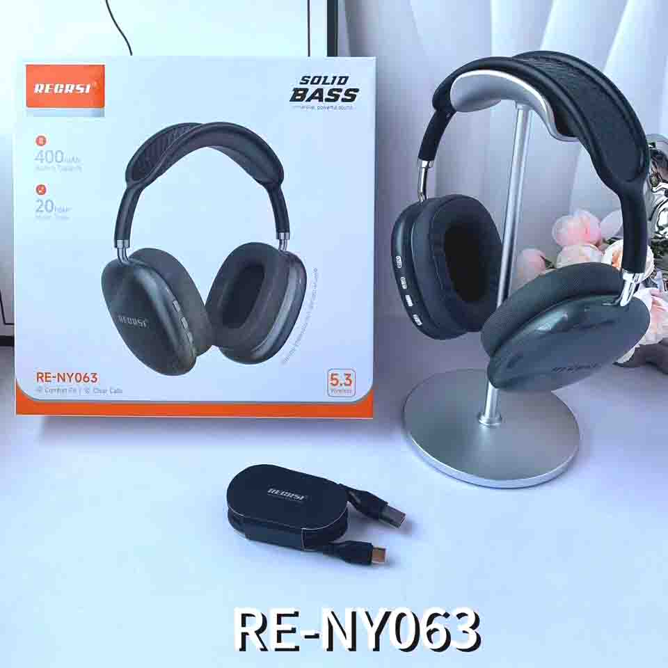 RE-NY063 Wireless Headphone Solid Bass